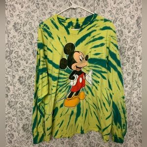 Tie-dye Mickey Mouse Long Sleeve